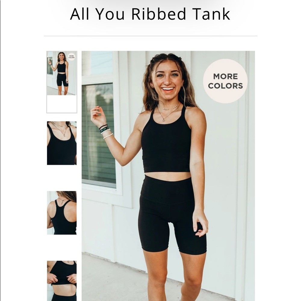 Brooklyn & Bailey - All You Ribbed Tank